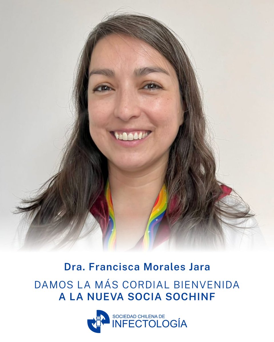 SochinfOficial's tweet photo. Damos la bienvenida a nuestras nuevas socias Dra Francisca Morales Jara y Q.F Cris Zambra.
Sin duda serán un tremendo aporte en el desarrollo y crecimiento de nuestra sociedad. Bienvenidas!
#socias #sochinf #infectologia #microbiologia https://t.co/i8fgmaa3N5