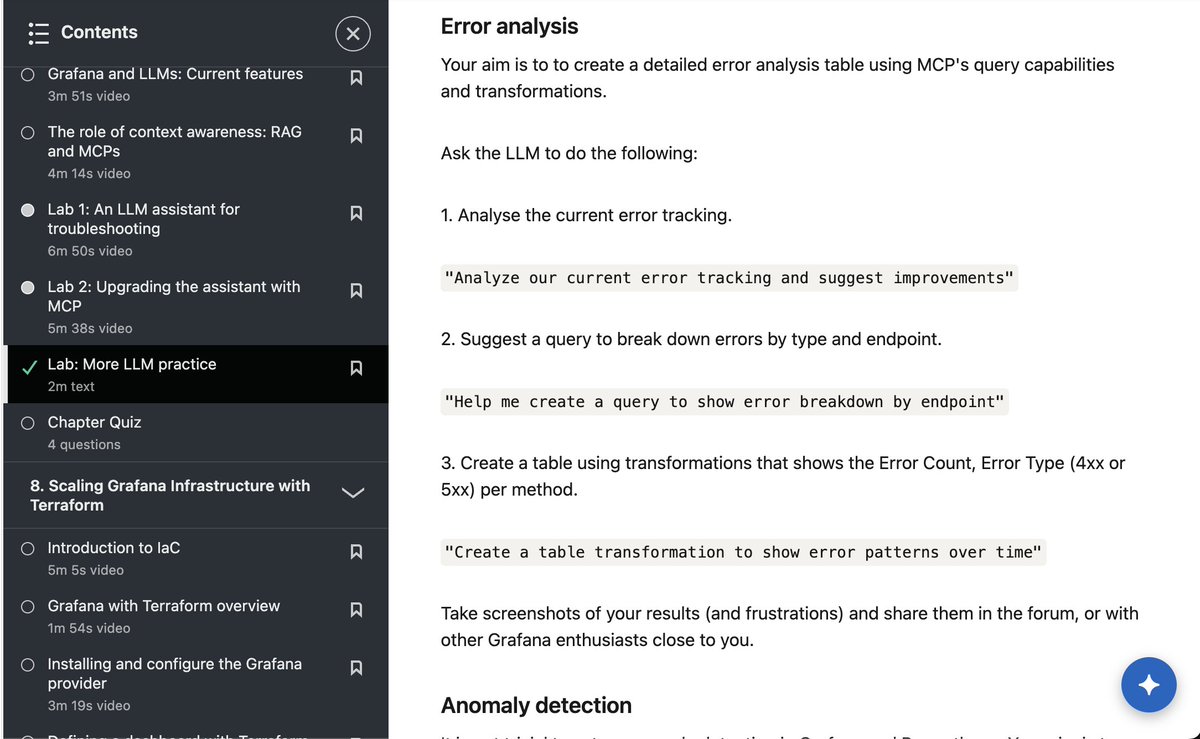 Ope__O's tweet image. My second course, &quot;Prometheus and Grafana: Visualizing Application Performance&quot; is available on Linkedin Learning!

I genuinely believe it&apos;s one of the best courses on Grafana on the market, and I&apos;m really proud of the work put into this.

Check it out!

linkedin.com/learning-login…