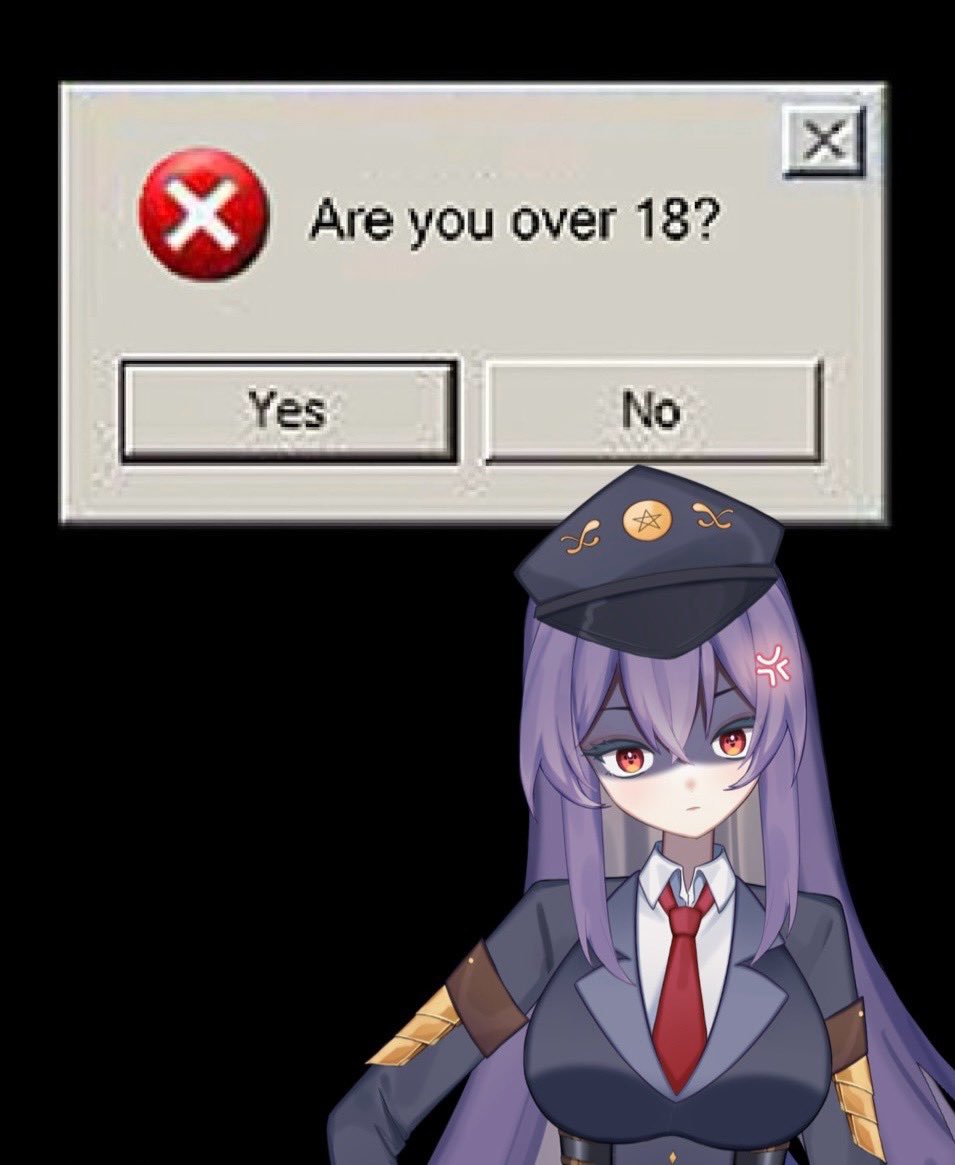 I don't care how mature you think you are, if you're under 18 and interacting with me, I'm blocking you. Simple as that.