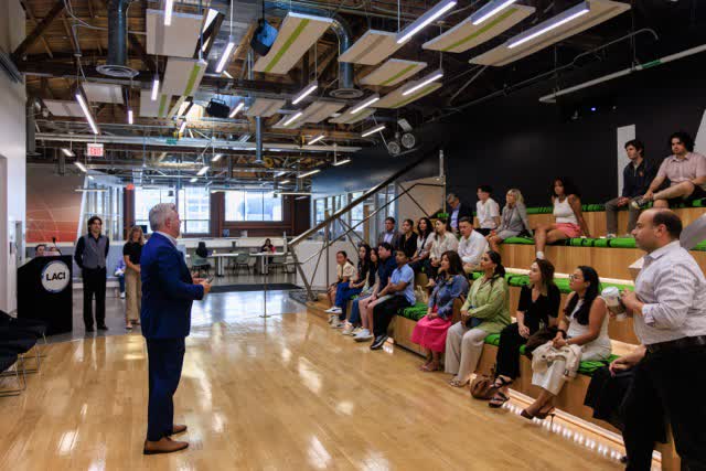 laincubator's tweet image. We recently had the pleasure of hosting LA Councilmember Adrin Nazarian (@CD2LosAngeles) and his staff at our home in the @LADWP owned La Kretz Innovation Campus for an excellent discussion on the value that cleantech solutions are bringing to our local communities.