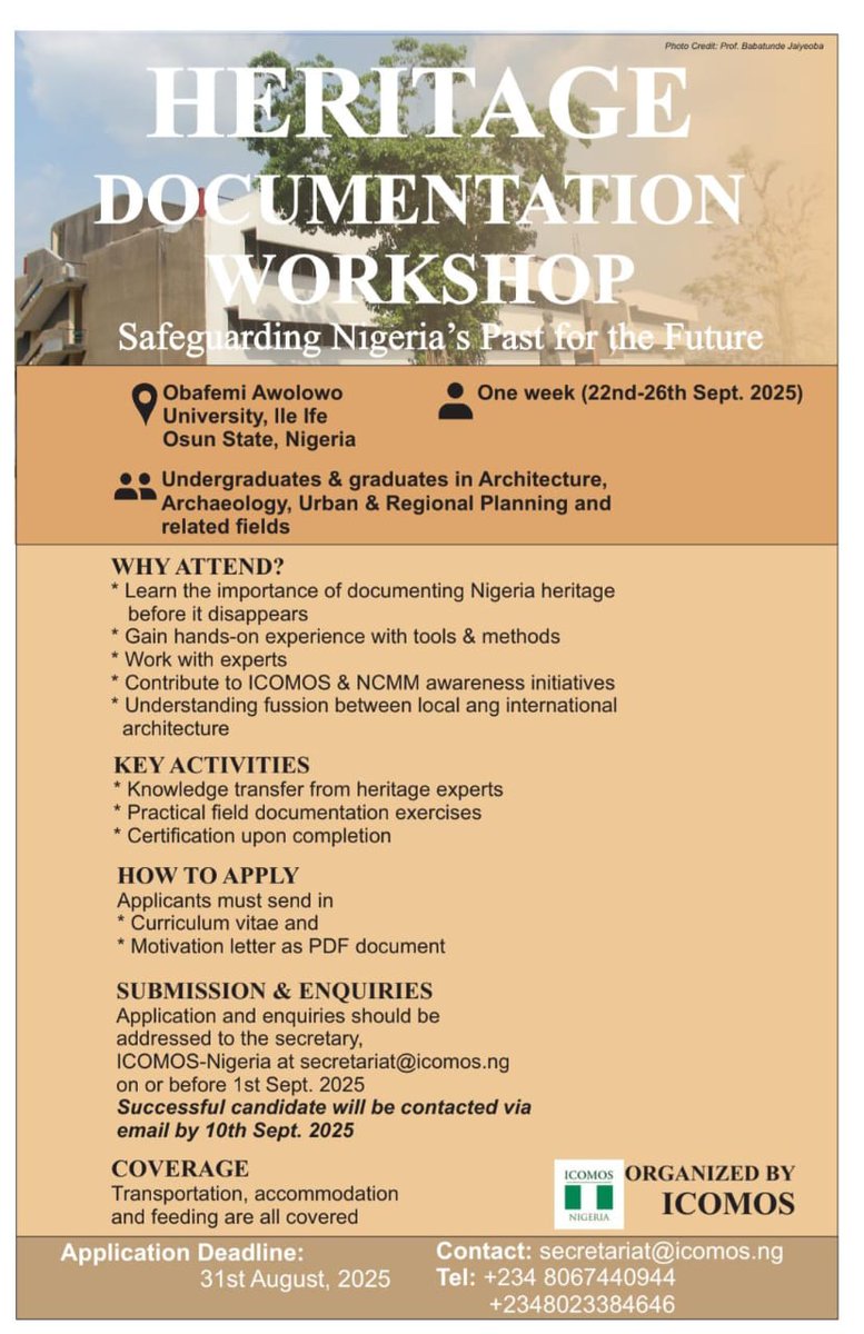 ICOMOS-Nigeria (@icomosnigeria) on Twitter photo 