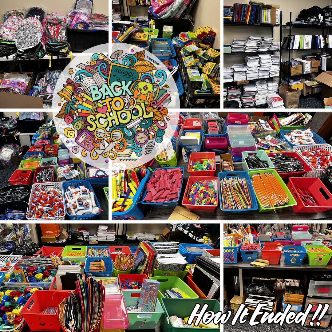 📚✏️ A GIANT thank you to all our amazing supporters for rocking our Back to School Supply Drive! Because of you, foster kids have the tools they need this school year. You’re true supply warriors for good! We’re grateful for you! 🙌💙 #BackToSchoolDrive #SmartStart4Kids