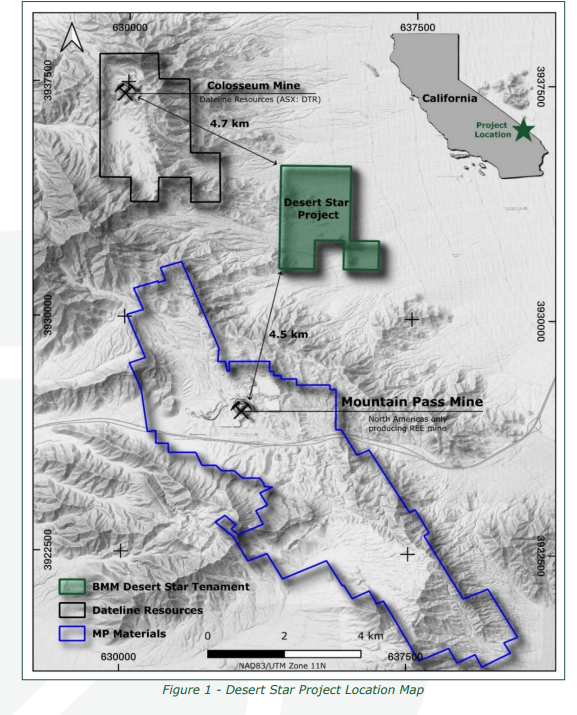 MrShare_expert's tweet photo. Part 5 of 6 🌋🌋 #erupted 💰💰

This stock went booom, up 50% yesterday & is at the centre of market attention, no wonder i liked it from the start #HODling

🔥🔥 $BMM 🔥🔥 #rareearths  #nearology #USA 

Most Exciting project👇👇
Recent acquisition of Desert Star project near $DTR & #MP mine, one of the best #nearology play in #rareearths

⚡️Tier-1 Location:  4.5 km from the globally significant Mountain Pass REE Mine, and 4.7 km from Dateline Resources’ Colosseum Project, ,near $DTR which went up ~85 bhaaags & staying strong 🤯🤯

⚡️4.5km  from North america's only #rareearths producing mine #MP #USdefence, check photo below👇

⚡️#rareearth the most critical mineral in USA now & centre of hype right now...

⚡️DESKTOP REVIEW OF GEOPHYSICAL DATA COMMENCED

⚡️samples from Desert Star project sent to ALS pending assay results in Sept, 2025

plus have few other projects in other commodities

Now make up your own DAMN MIND..

Disclosure: holding currently and hOdling tight..🙌 

As usual, Pls do your own research before investing & do so at your own risk, above are my opinions only. TY4Reading