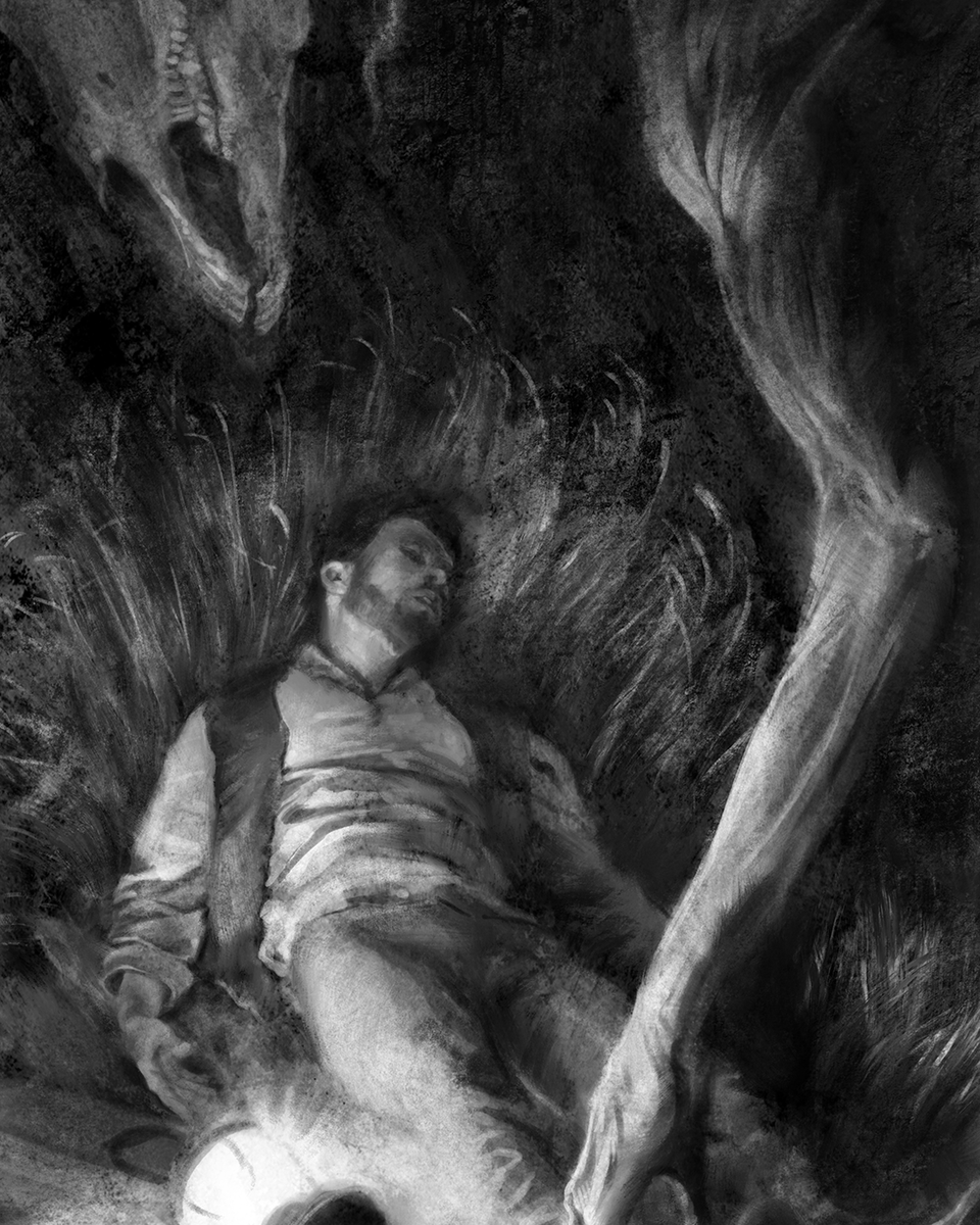 leylinerpg's tweet photo. "As I scanned the shadowed waves, a chilling sight emerged from the inky black depths—a monstrous silhouette of a man fused to a horse. Horror gripped me as I met the piercing gaze of its single, fiery eye. It was the Nuckelavee."
 #indiettrpg #ttrpg #tabletopgames #leyline https://t.co/yYDyLHTiTQ