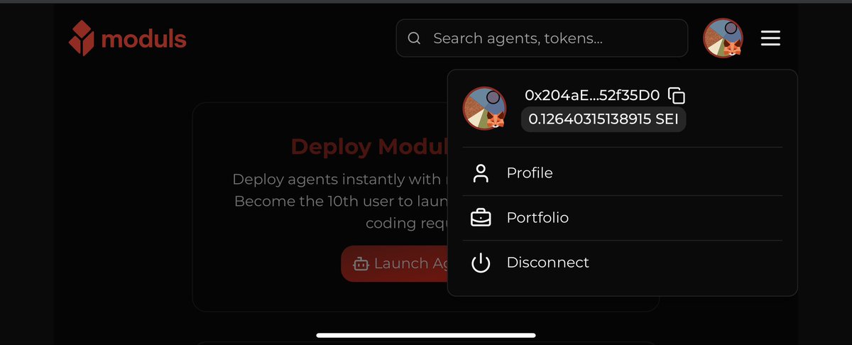 Modulsdotfun's tweet photo. 🔴 A little taste from the kitchen…

We’ve been cooking something for the SEI ai/accelathon — clean UI, smooth flow, and a touch of 🔥

Built for builders. Fun for degens. Ready for the Legion.

⏳ Devs in the Kitchen — cooking in progress

SEI what? 👀 https://t.co/byHBDaocpt