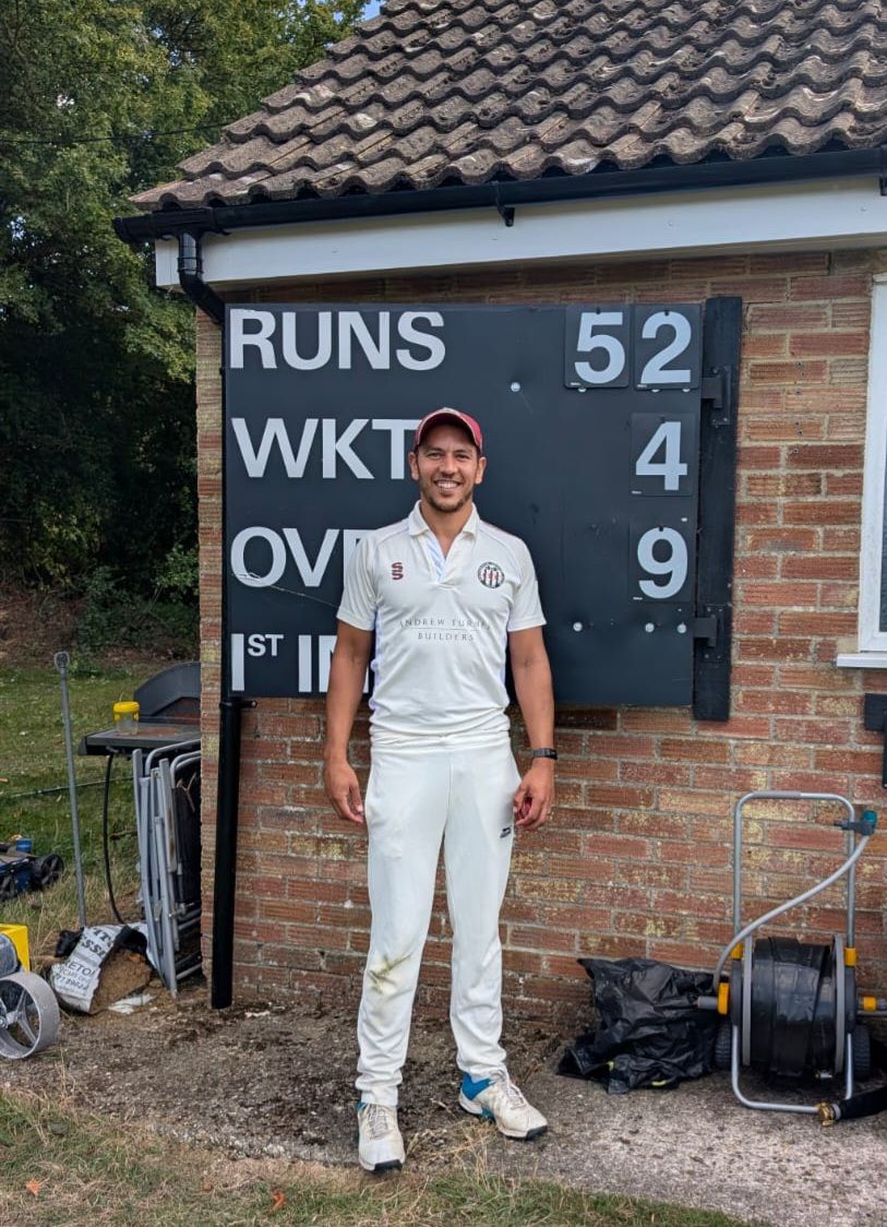 CottenhamCrickt's tweet photo. Another week, another fantastic bowling performance! Well done to Duncan Robson on his haul of 4 wickets as our First XI beat Horseheath on Saturday. The Second XI lost at home to Chatteris #cottenham #cottenhamcricketclub #cottenhamcc #clubcricket #bowlingstats #bowling https://t.co/4zAN0Syzgh
