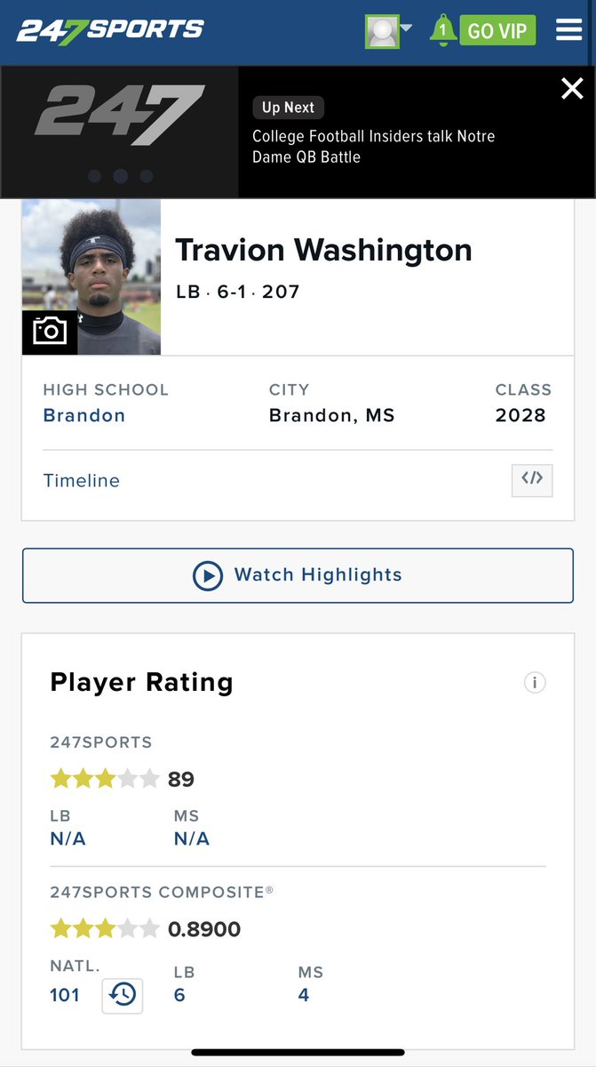 Travion “Tray” Washington tweet media