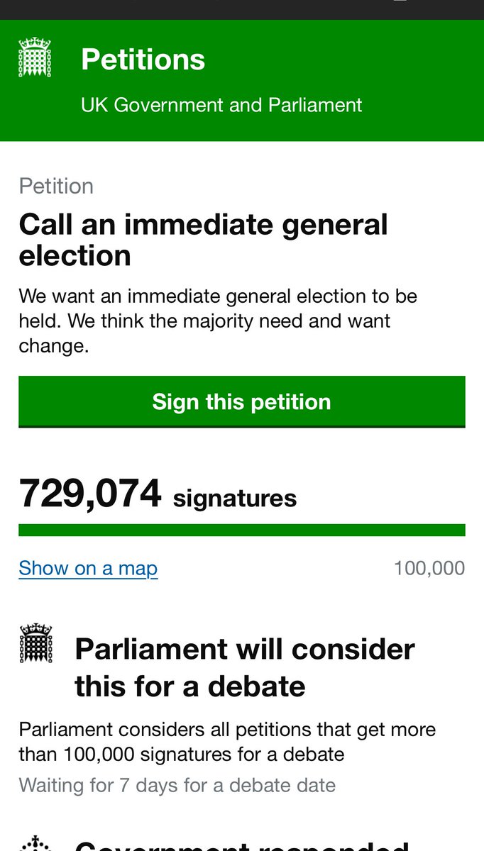 729.000 British citizens signed a petition demanding an immediate general election. 

The government refused, defending their stance.

The public is outraged with Starmer.
