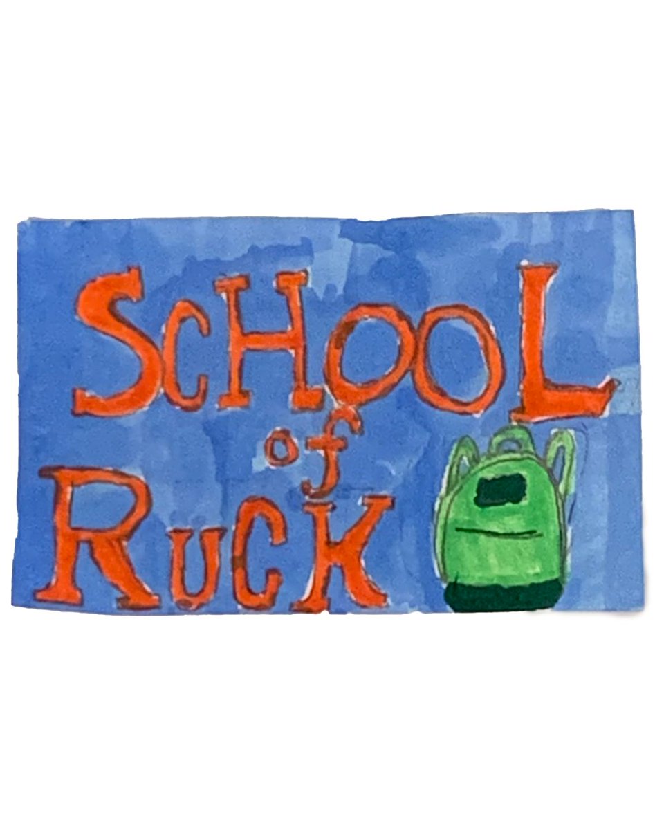 GORUCK's tweet photo. A couple weeks ago, we asked kids in the GORUCK community to design a back-to-school patch. They crushed it—but 10-year-old Hadley nailed it. Her “School of Ruck” patch, inspired by tackling tough challenges at school, is available now.

https://t.co/KoKullouVp https://t.co/kkIu2wYbnC