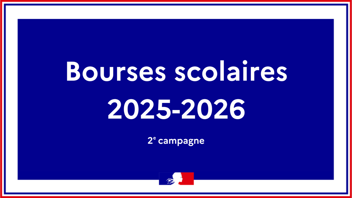 📢 Bourses scolaires 2025-2026 - 2e campagne

La 2e campagne des bourses scolaires pour l’année 2025-2026 est ouverte. Le dépôt des dossiers devra s’effectuer au plus tard le vendredi 19 septembre 2025.

🔗Retrouvez toutes les informations sur notre site bit.ly/4mkdggU