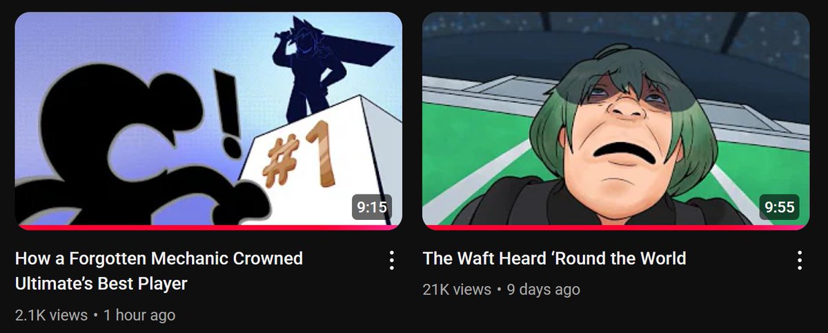 We started a new series on Walt's Ult channel capturing some of the Ult's best moments and stories! We're super excited to do more and y'all should check them out.