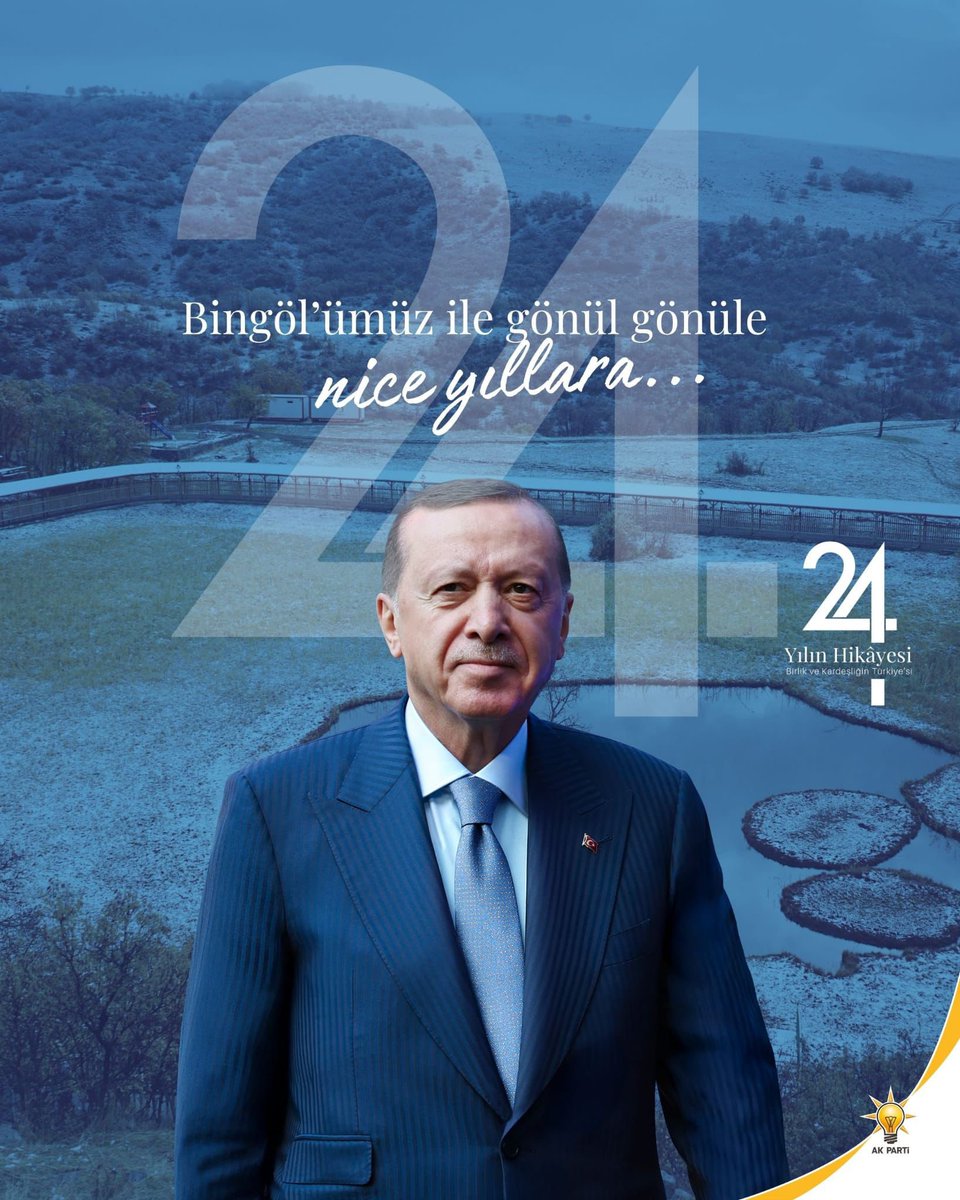 Zeki Korkutata (@korkutata_zeki) on Twitter photo Sayın Cumhurbaşkanımız <a href="/RTErdogan/">Recep Tayyip Erdoğan</a> liderliğinde 24 yıl önce milletimizin duasıyla çıktığımız bu kutlu yolculukta, Bingöl’ümüzle omuz omuza, gönül gönüle yürüdük. Her adımımızı ülkemizin geleceği, her eserimizi milletimizin refahı için attık. Bugün, aynı inanç ve azimle yarınlara Sayın Cumhurbaşkanımız <a href="/RTErdogan/">Recep Tayyip Erdoğan</a> liderliğinde 24 yıl önce milletimizin duasıyla çıktığımız bu kutlu yolculukta, Bingöl’ümüzle omuz omuza, gönül gönüle yürüdük. Her adımımızı ülkemizin geleceği, her eserimizi milletimizin refahı için attık. Bugün, aynı inanç ve azimle yarınlara