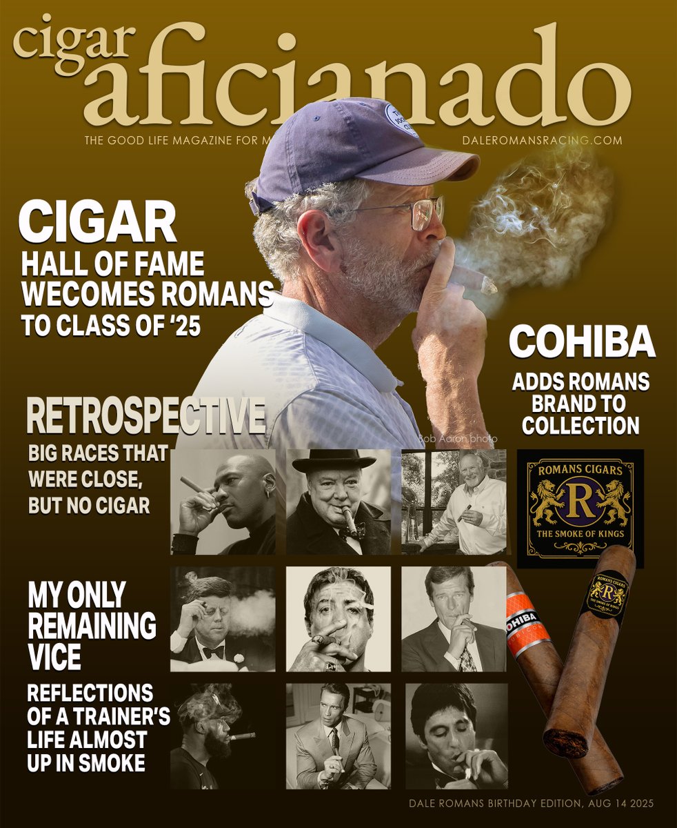 🎉So much to celebrate today on the boss’s birthday and we’re not just blowing smoke. A Hall of Fame induction, a new business/brand and an entire magazine dedicated to the life and times of Dale Romans. Happy Birthday to our friend and leader! 🎂