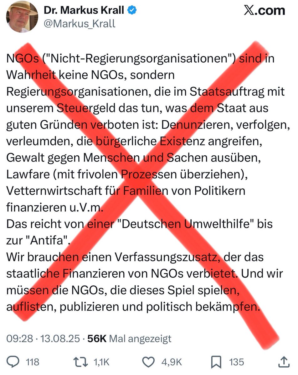 Ob Herr Krall sich wohl bewusst ist, dass er hier perfekt die A*D beschreibt?