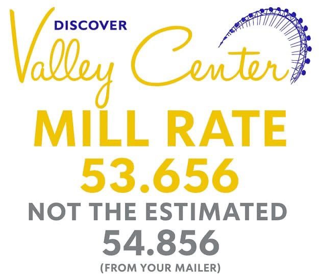 ValleyCenterKS's tweet image. City of Valley Center Mill Rate Update 

For additional Budget Info - valleycenterks.gov/510/Financial-… 

If you have any comments, please join us during the Public Hearing on September 2nd at 7:00pm or reach out to City Hall at (316) 755-7310.

#VCPride #ilovevc #valleycenterks