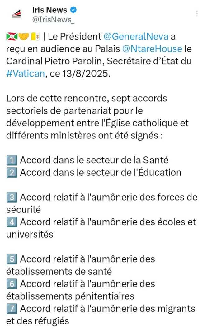 L'État de Vatican à #Rome(44ha),un secret puissant qui téléguide  toutes les politiques mondiales.Ns saluons et souhaitons bon vent à nos chers hôtes venant du <a href="/VaticanNews/">Vatican News</a> dans le pays de lait et de miel, l'Eden cité dans les saintes écritures.Vatican l'a su et a visité l'Eden.
