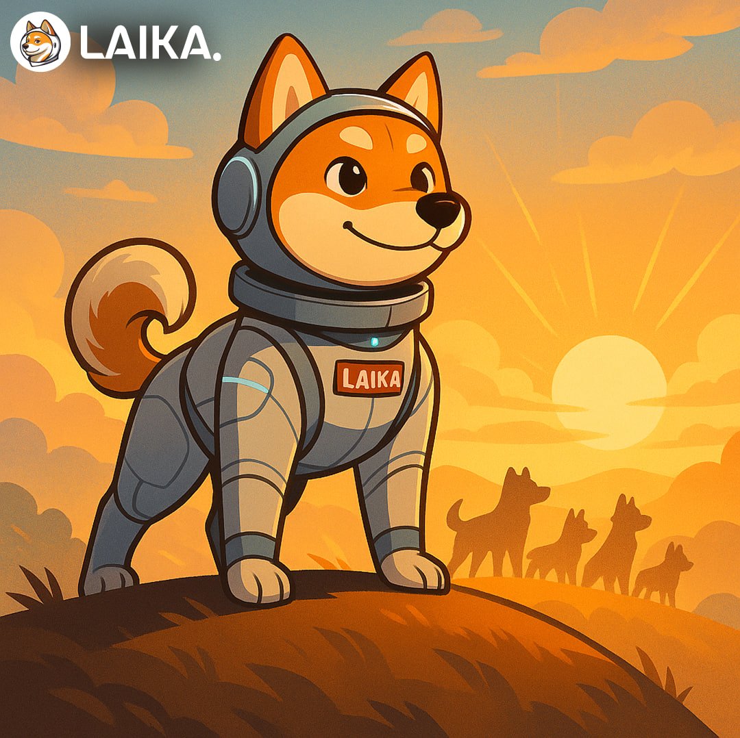 Some chase green candles 📈
Laika chases the horizon 🌅🐕‍🦺

This journey’s bigger than charts — it’s about building a pack that runs together, no matter the terrain. 🐾
Every howl, every share, every fren counts.

Show the pack you’re here for the long run:
❤️ Like and 🔁 Repost🐕
