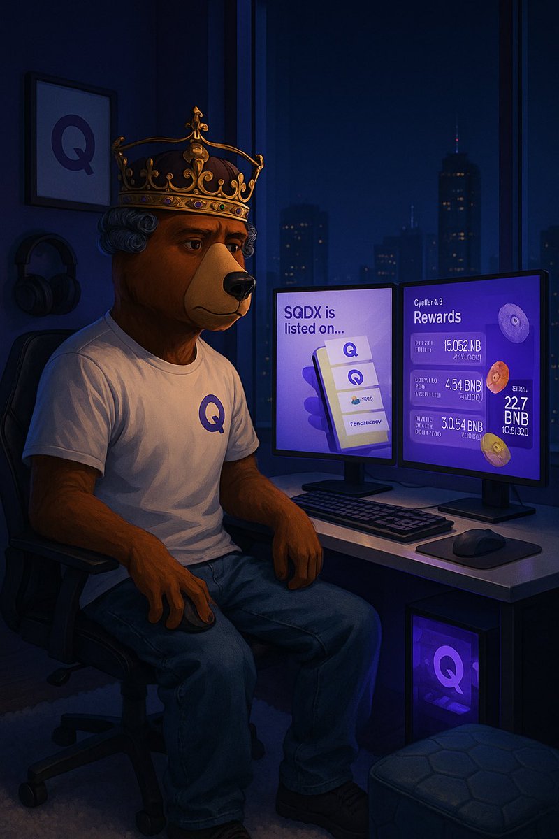 “What if a token could do more than just sit in your wallet?”

Not just wait for the market to move. Not just hope for a price pump.

But actually open doors, unlock rewards, and turn your everyday actions into endless opportunities.

That token exists and its name is QDX ✨😅