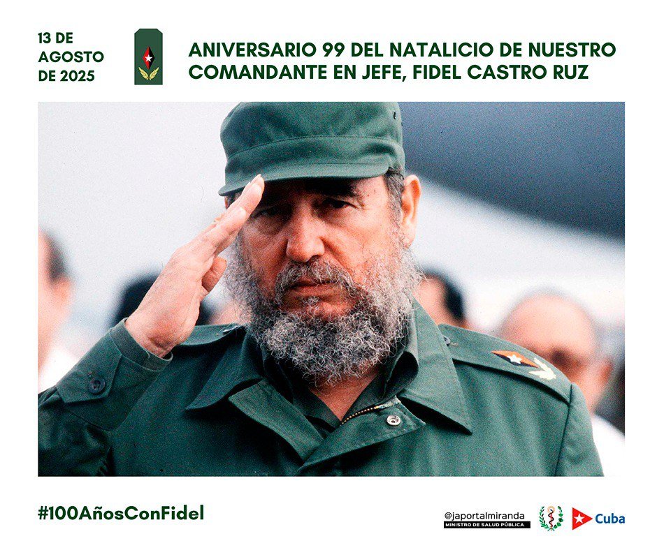 Comandante en jefe .Ordene.
#FidelPorSiempre 
#Mata