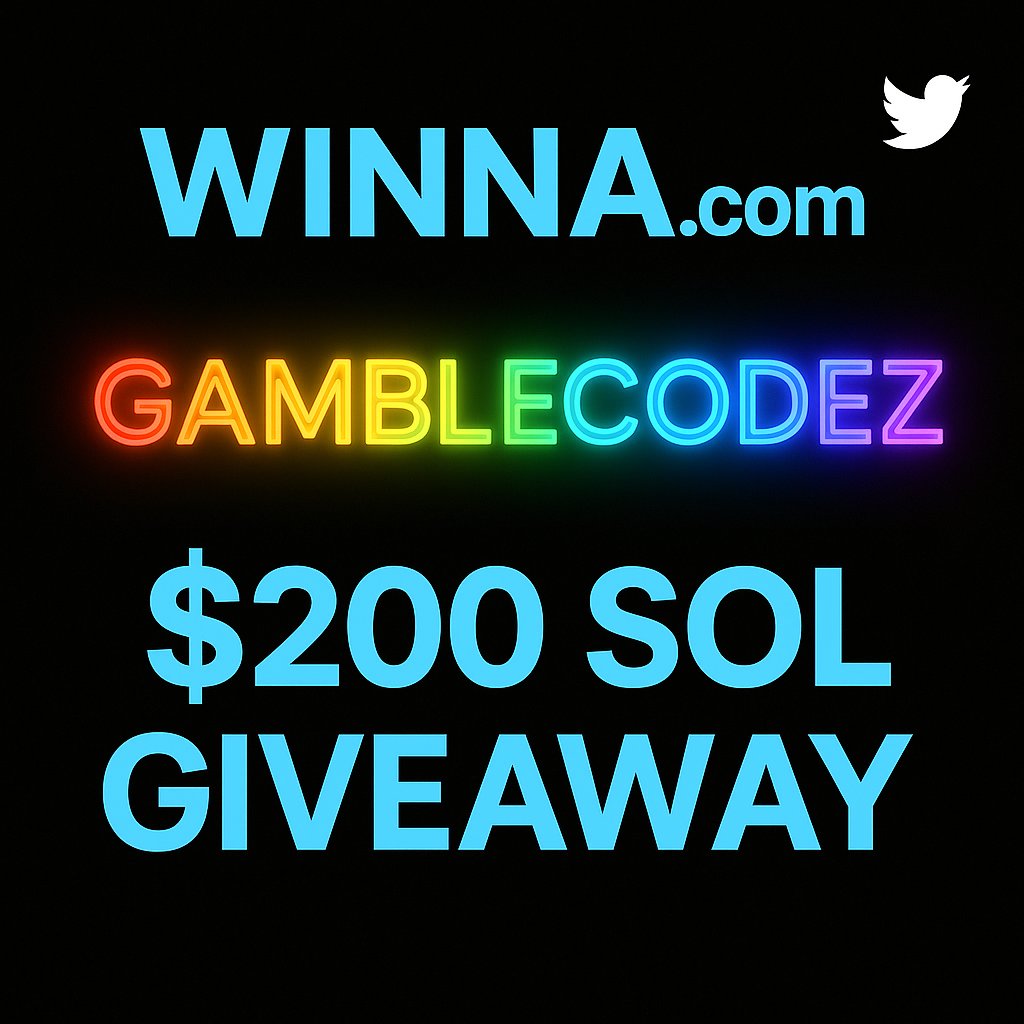 ๐๐ฐ GambleCodez #PrizeHub๐ฐ๐ (@gambacodez) on Twitter photo ๐จ $200 SOL GIVEAWAY ๐จ
To enter:
๐โก๏ธ Like
๐โก๏ธ Share
๐คโก๏ธ Follow <a href="/GambleCodez/">๐๐ฐ GambleCodez Affiliates ๐ฐ๐</a>
โโก๏ธ Tag 1 friend who loves to degen online ๐ฐ
๐ฏ Iโll randomly pick 2 users to split the pot!
Join our community on Telegram
๐ gamblecodez.com
Need an account? ๐ Check comments
#SOL ๐จ $200 SOL GIVEAWAY ๐จ
To enter:
๐โก๏ธ Like
๐โก๏ธ Share
๐คโก๏ธ Follow <a href="/GambleCodez/">๐๐ฐ GambleCodez Affiliates ๐ฐ๐</a>
โโก๏ธ Tag 1 friend who loves to degen online ๐ฐ
๐ฏ Iโll randomly pick 2 users to split the pot!
Join our community on Telegram
๐ gamblecodez.com
Need an account? ๐ Check comments
#SOL