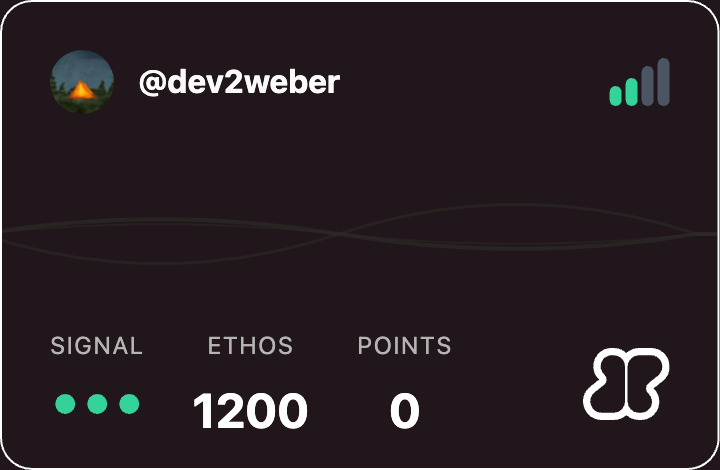 dev2weber's tweet photo. Boosting my signal on @xeetdotai 📶

Find your signal at https://t.co/4oAyNYPWBD https://t.co/116fBedgqu