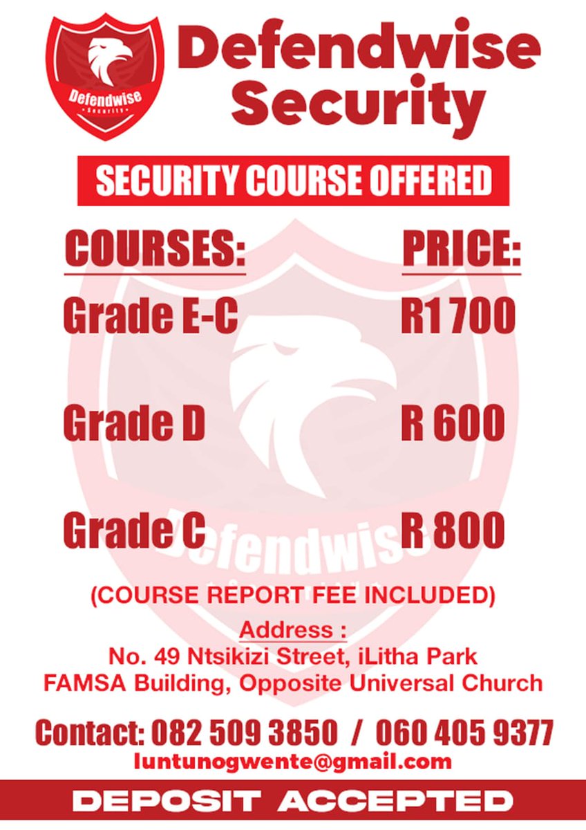 luntuno_luntu's tweet photo. Training courses https://t.co/WBNwPjIqi2