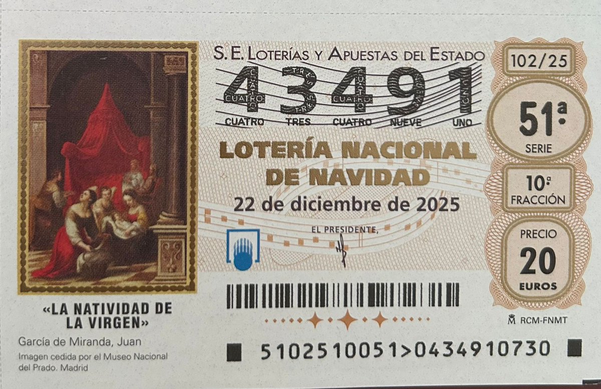 Un poco de navidad 🎄 para este calor🥵. Apunta bien este número porque seguro que será el gordo. ¡Cómpralo antes de que te derritas 🫠!