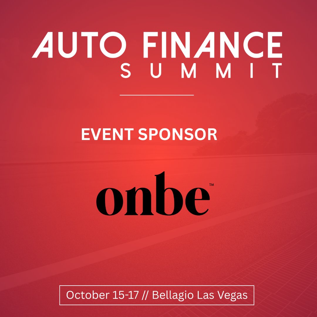 We’ve got great news!
Onbe is officially on board as a sponsor for the 2025 Auto Finance Summit, set for October 15–17 at the Bellagio in Las Vegas.

🔗 Find out more: hubs.la/Q03CFm5F0

#AutoFinanceSummit #CLevelConnections #Onbe #AFS2025 #LasVegas #AutoIndustry

@Onbe