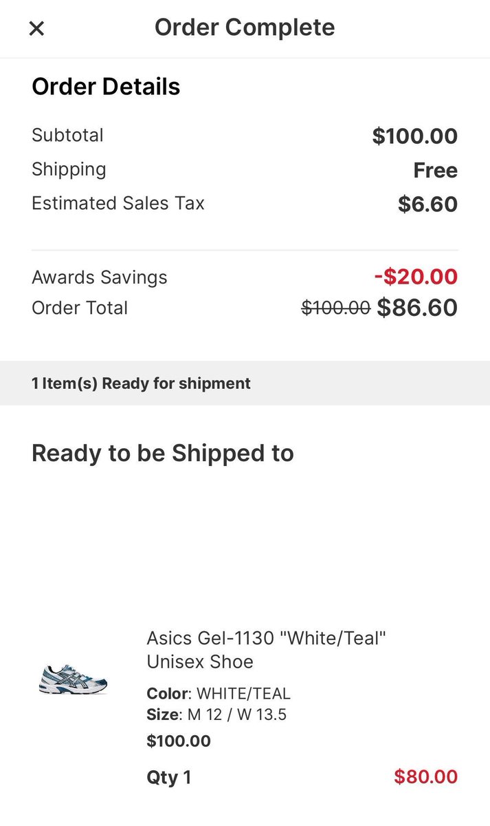 theretroinsider's tweet image. Another day, another cop! Just ordered this pair of the ASICS Gel-1130 in the ‘Restful Teal’ colorway from Hibbett below retail. Can’t wait to see what they look like in-hand.

Interested? Check em out here: hibbett.com/asics-gel-1130…

#Asics #TechRunner #Gel1130 #TheRetroInsider