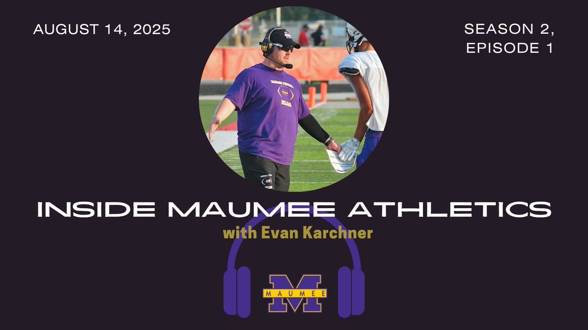 InsideMaumeeAthletics (@insidemaumeeath) on Twitter photo Season 2 of the podcast is LIVE! This season starts like last year, with <a href="/MaumeePantherFB/">Maumee Football</a> <a href="/CoachKarch/">Evan Karchner</a>
Listen at the link or wherever you get your favorite podcasts >> rss.com/podcasts/insid… Season 2 of the podcast is LIVE! This season starts like last year, with <a href="/MaumeePantherFB/">Maumee Football</a> <a href="/CoachKarch/">Evan Karchner</a>
Listen at the link or wherever you get your favorite podcasts >> rss.com/podcasts/insid…