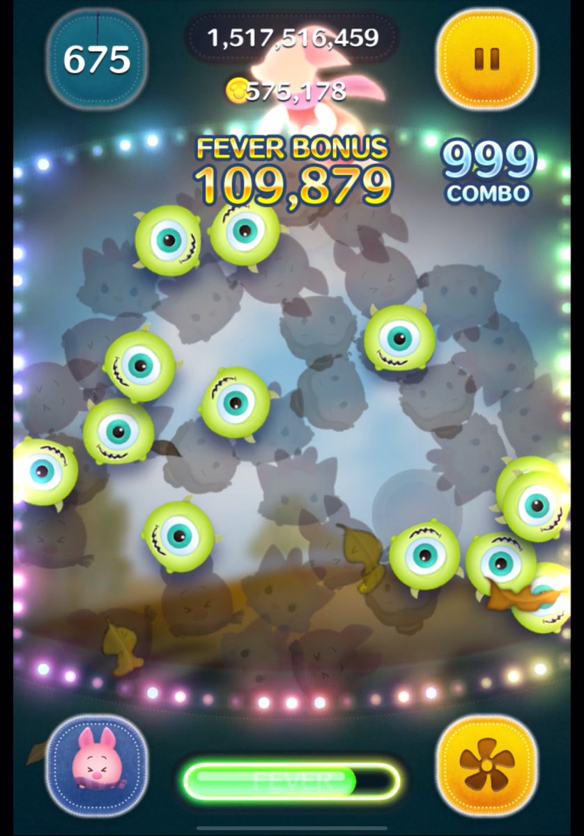 寒がりピグレット 21億点達成🎉 (skill6､最高670秒超)