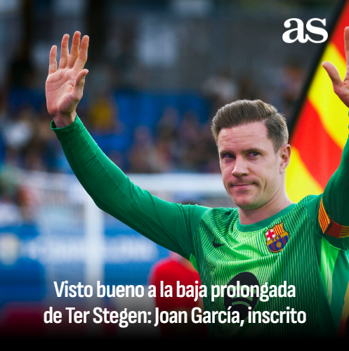 diarioas's tweet photo. 🩼 Aceptada la baja de Ter Stegen. Joan Gracia inscrito

✍️ @juanjimenista https://t.co/qZ8zmqmLw9