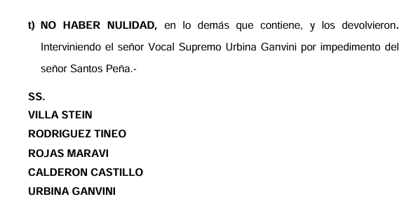 #OjoAlDato 
<a href="/Frospigliosi/">Fernando Rospigliosi</a> afirma: "la autoría mediata es un término que usan jueces prevaricadores y politizados para meter en la cárcel a personas a las que no se les ha podido probar nada"
¡Pero los jueces supremos Javier Villa Stein, Rodríguez Tineo, Rojas Maraví, Calderón