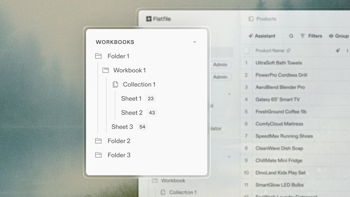 Flatfile tweet media