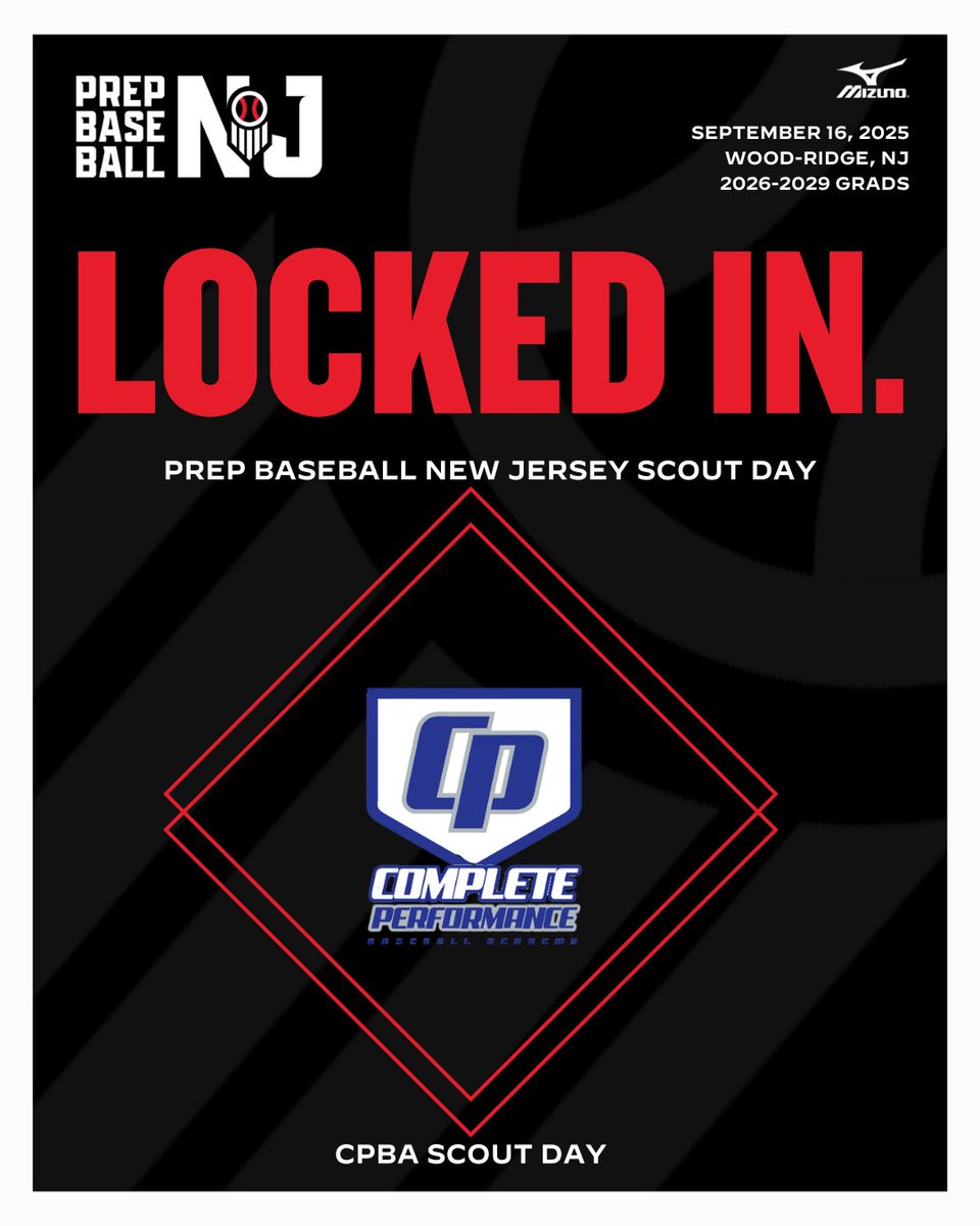 🔒𝐋𝐎𝐂𝐊𝐄𝐃 𝐈𝐍🔒

🚨We've officially locked in a Scout Day with CBPA on Tuesday, September 16th, 2025 in Wood-Ridge, NJ.🚨

<a href="/CPBacademy/">CPBA</a>