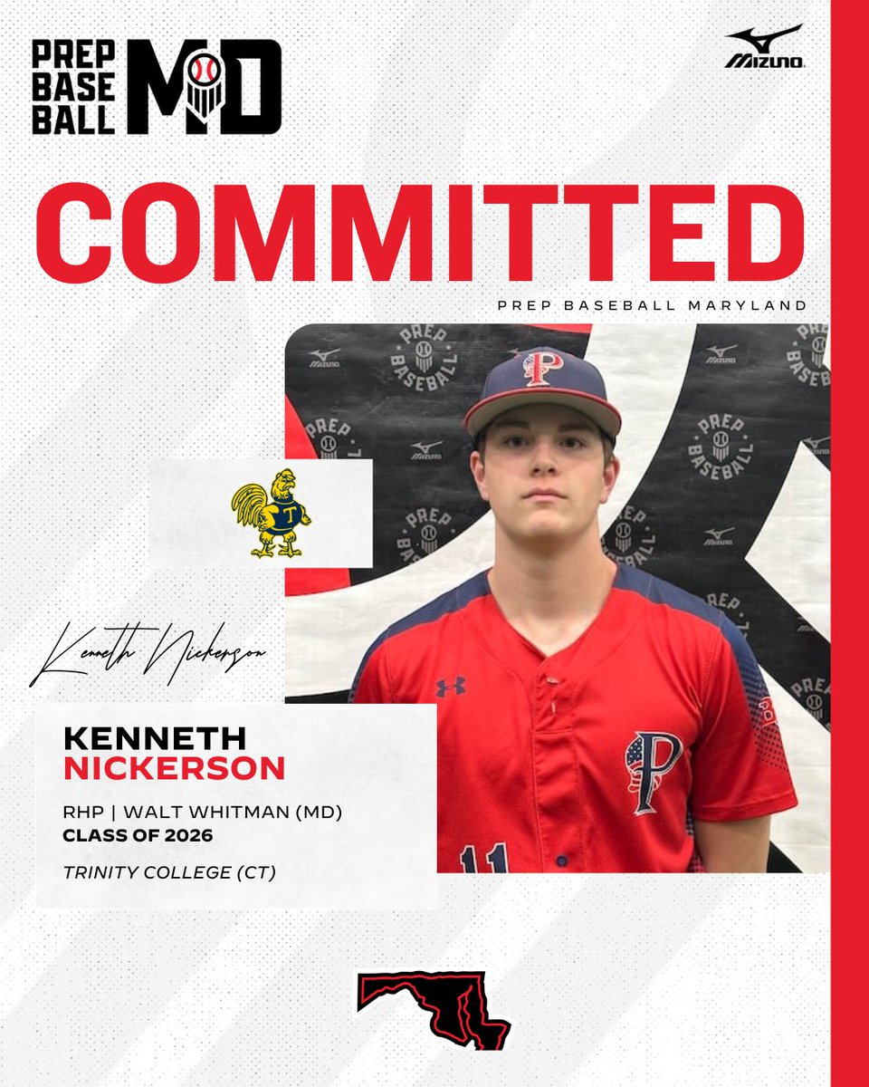Prep Baseball Maryland (@prepbaseballmd) on Twitter photo 🚨 Commitment Watch 🚨
'26 RHP Kenneth Nickerson (<a href="/WWVikesBaseBall/">WaltWhitmanVikings⚾️</a>) has announced his commitment to Trinity College (CT).
📊 2025 DMV Prospects Scout Day
<a href="/K_Nickerson2026/">Kenneth Nickerson</a> ➡️ loom.ly/Gxz-Zd0
<a href="/DMVProspectsBSB/">DMV Prospects Baseball</a> || #BeSeen 🚨 Commitment Watch 🚨
'26 RHP Kenneth Nickerson (<a href="/WWVikesBaseBall/">WaltWhitmanVikings⚾️</a>) has announced his commitment to Trinity College (CT).
📊 2025 DMV Prospects Scout Day
<a href="/K_Nickerson2026/">Kenneth Nickerson</a> ➡️ loom.ly/Gxz-Zd0
<a href="/DMVProspectsBSB/">DMV Prospects Baseball</a> || #BeSeen