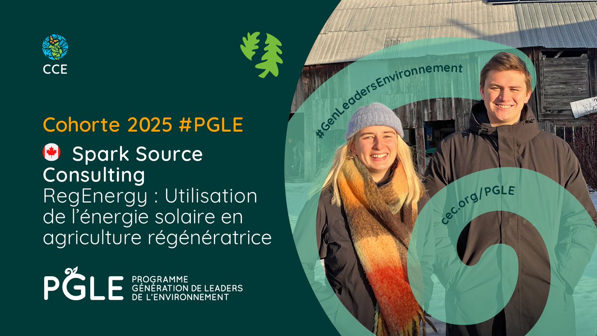 Commission de coopération environnementale (@cce_francais) on Twitter photo 🇨🇦 Nous vous présentons <a href="/SoniaVinogrado4/">Sonia Vinogradova</a> et Joe Workentin, de Spark Source Consulting, l’équipe canadienne choisie pour le programme #GenLeadersEnvironnement!
👉cec.org/fr/gelp/progra… 🇨🇦 Nous vous présentons <a href="/SoniaVinogrado4/">Sonia Vinogradova</a> et Joe Workentin, de Spark Source Consulting, l’équipe canadienne choisie pour le programme #GenLeadersEnvironnement!
👉cec.org/fr/gelp/progra…