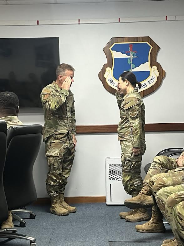 WVNationalGuard's tweet image. July, Lt. Col. Naylor and TSgt Campos were also recognized as Team of the Month by both the AEW Chief of Staff and Deputy Chief of Staff.

#OneGuard #PressOn #AlwaysReadyAlwaysThere #167AW #WVNG #JudgeAdvocate #AirGuard #MissionReady #TeamOfTheMonth @jimdseward