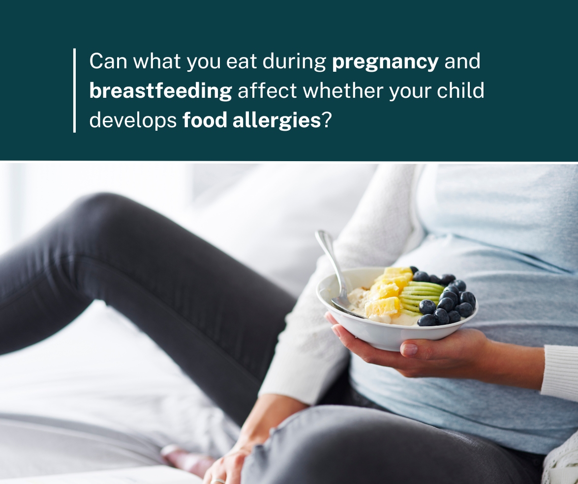 Current advice is for mothers not to avoid any common allergy-causing foods during #pregnancy and breastfeeding - unless of course they’re #allergic themselves.
More on #foodallergy prevention: allergy.org.au/patients/aller…