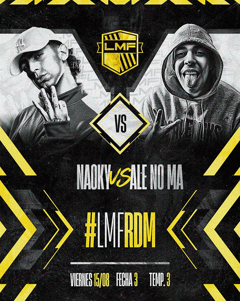 ligamundialfree's tweet photo. 𝗟𝗮𝘀 𝗯𝗮𝘁𝗮𝗹𝗹𝗮𝘀 𝗱𝗲 𝗹𝗮 𝗳𝗲𝗰𝗵𝗮 

Este es el matchcard de la tercera jornada de #LMFRdM

- Bohemio vs Piscu 

- LD vs Mocu

- Naoky vs Ale No Ma

- Taser vs Ruvi https://t.co/eT8ri9DtKN