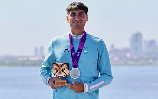 instintoamateur's tweet photo. #JuegosPanamericanosJrs #ASU2025🇵🇾
#Remo🚣 #Plata🥈 Santino Menin se consagró subcampeón en #M1X con un registro de 7'09"66 https://t.co/de8vnXLGYI