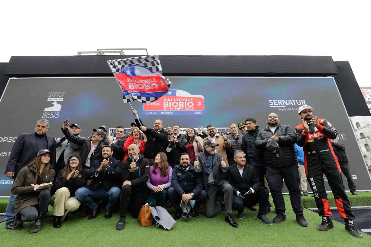 gorebiobio's tweet photo. Biobío acelera hacia el WRC Rally Mundial Chile Biobío 2025

El rugir de los motores y la adrenalina del rally encendieron el Gobierno Regional del Biobío para lanzar oficialmente la fecha mundial y dar inicio a la cuenta regresiva. https://t.co/8Daz54mmMr