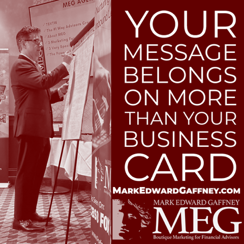 MEG_Marketing_'s tweet photo. If your message only lives on your business card, you’re invisible!
https://t.co/xmPfh5AWlm
#FinancialAdvisorMarketing #BeSeen #GetKnown https://t.co/gaO7Y8fCGd