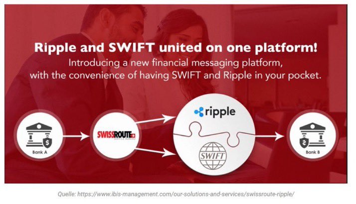 #XRP にBIGニュース！🚀
スイス銀行大手のIBIS Managementが、SWISSRouteプラットフォームで #Ripple と #SWIFT を統合！🌐 この革新的な取り組みにより、顧客は巨大な銀行ネットワークに無制限にアクセス可能に！🔥