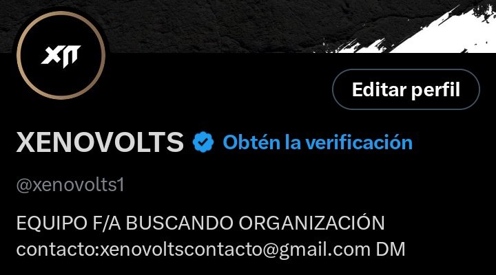 XENOVOLTS (@xenovolts1) on Twitter photo !BUSCAMOS ORGANIZACIÓN! !BUSCAMOS ORGANIZACIÓN!