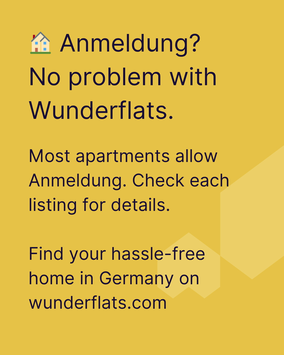 🔑 Anmeldung is your golden ticket.
Registering your address unlocks just about everything in Germany. 🗝️ You’ll need it for many sign-ups.
👉 Save this tip so you remember to use your “key” to Germany.

#Wunderflats #Anmeldung #ExpatSetup #GermanyRelocation #MovingToGermany