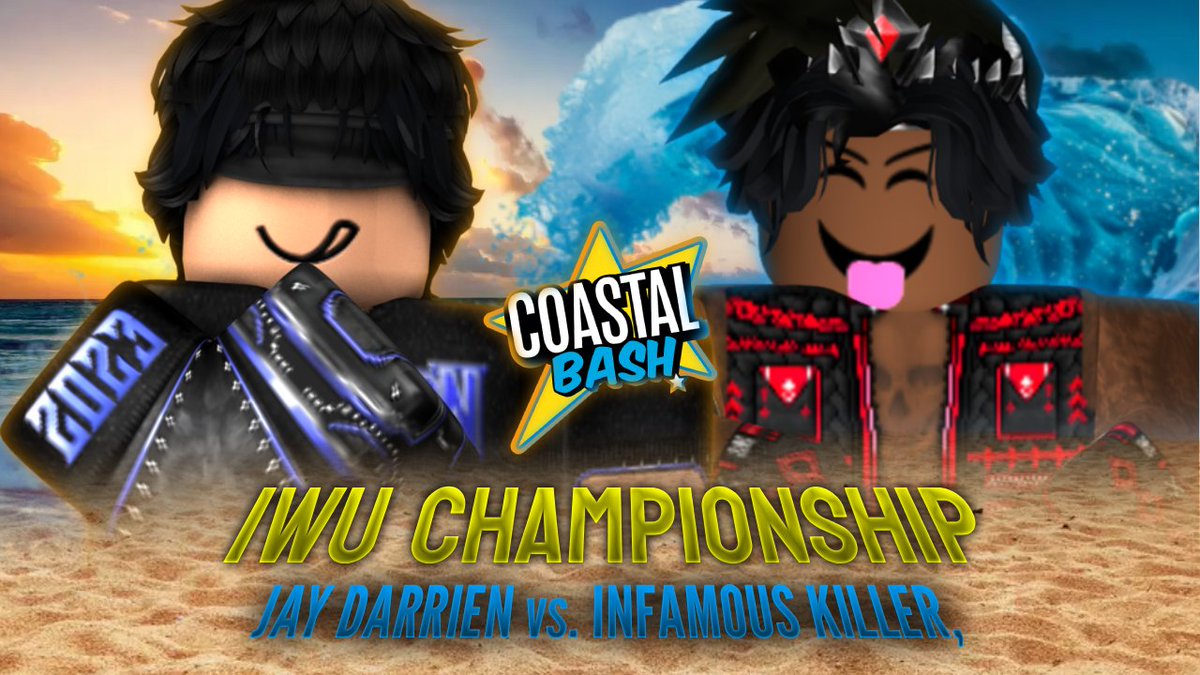 IWU (@iwumedia) on Twitter photo 🚨 THIS SATURDAY at #IWUCoastalBash
The #IWU2025 Championship will be up for grabs as NWO representative <a href="/JayDarrienRW/">Jay Darrien</a> takes on QWE representative #InfamousKiller!
📍 Hard Rock Stadium
📅 August 16th | Special start time: 3:00PM ET // 7:00PM GMT 🚨 THIS SATURDAY at #IWUCoastalBash
The #IWU2025 Championship will be up for grabs as NWO representative <a href="/JayDarrienRW/">Jay Darrien</a> takes on QWE representative #InfamousKiller!
📍 Hard Rock Stadium
📅 August 16th | Special start time: 3:00PM ET // 7:00PM GMT