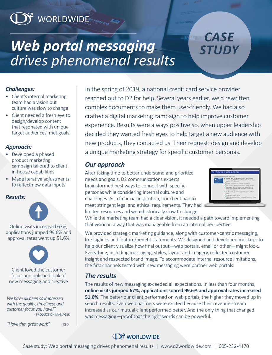 Ready to elevate your marketing impact? Read our case study and then contact us to see how the right words—and the right strategy—can drive real results for your business.
#casestudy #marketing #communications