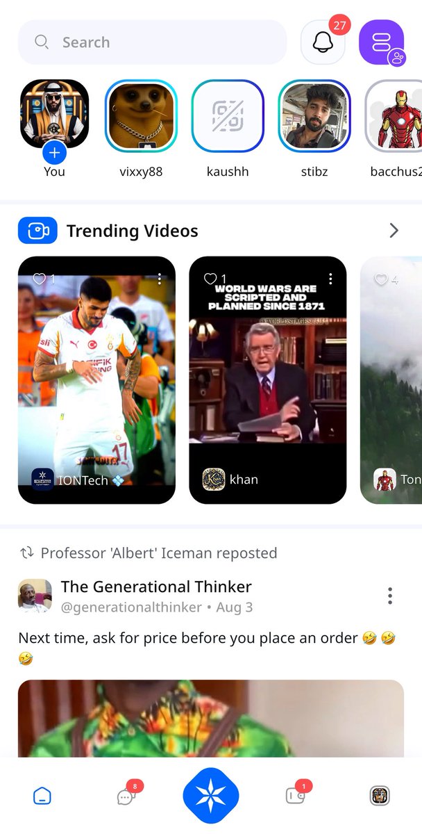 After using Online+ for some weeks now, i can safely say this app will make history. 

•You have stories same as Instagram
•You have video scrolling like Tiktok
•You have an interface like X 
•You have a built-in Wallet/Dex 

You have the best of everything in one. @sajna1122