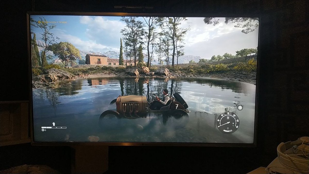 Сел в лужу немного.
А ещё Мафия 4 - какашечка)))